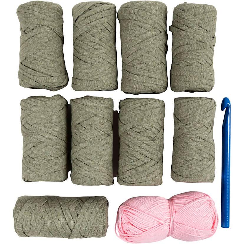 DIY-kit Creativ Company Virkning Kraftig Väska