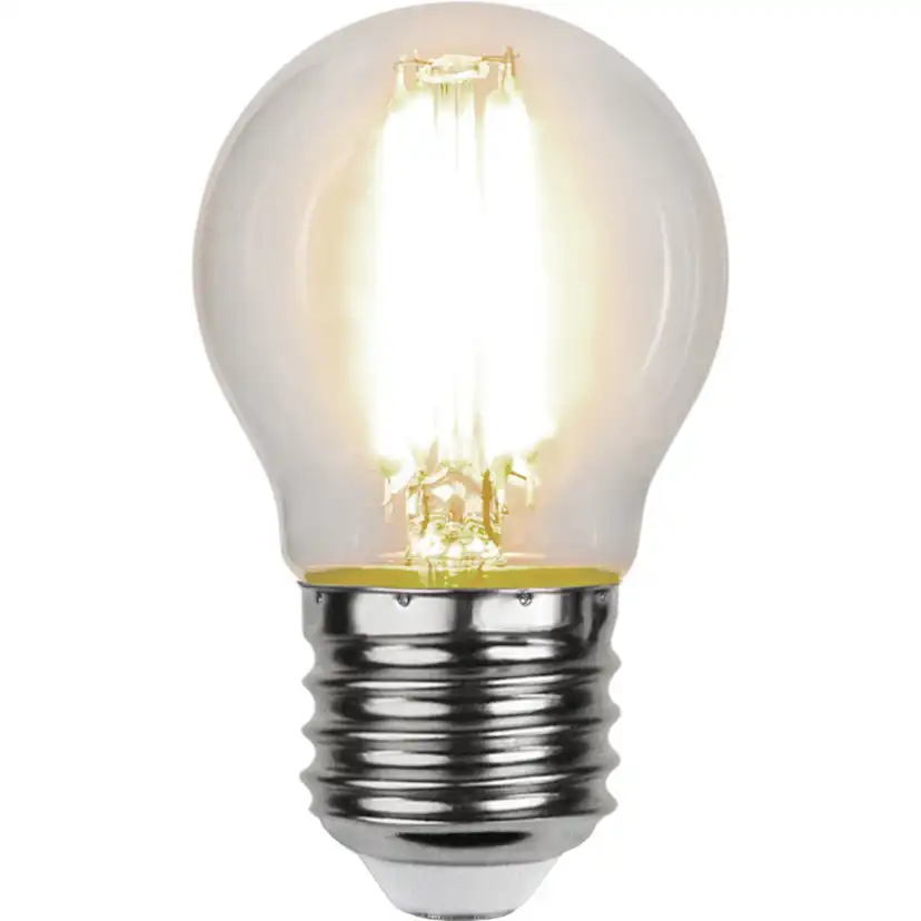 LED-lampa Star Trading E27 G45 Clear 3-step memory