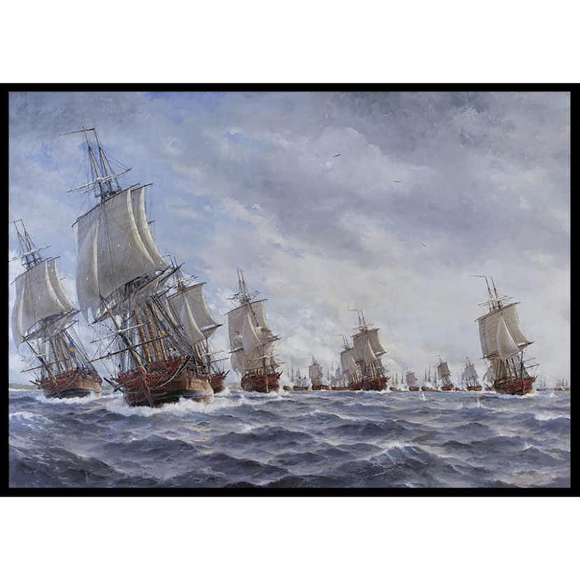 Poster Gallerix Naval Battle By Jacob Hagg
