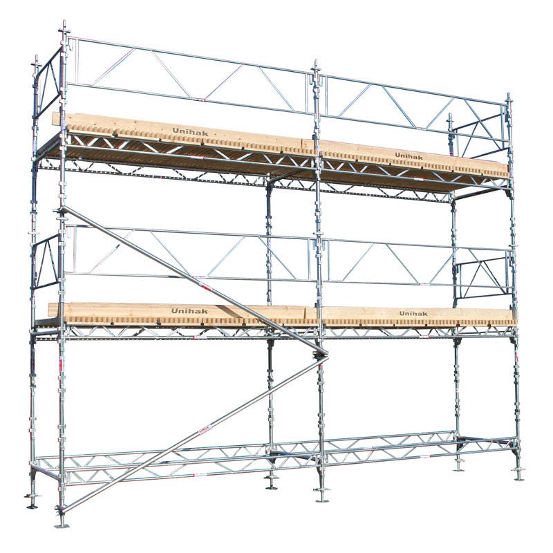 Ställning Komplett Unihak Bredd 6 m, Höjd 4/6 m