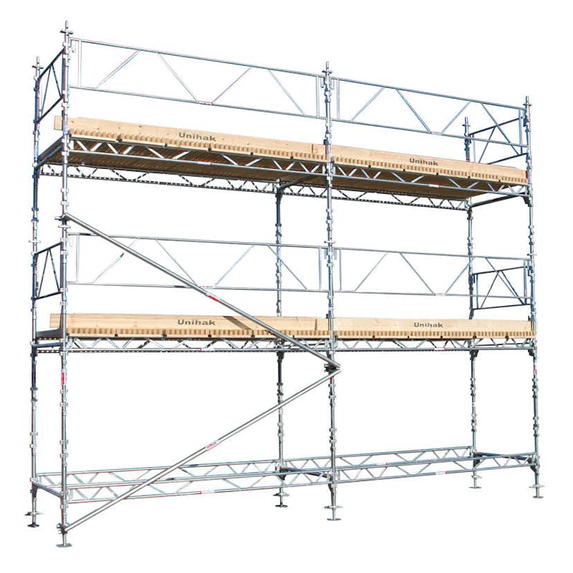 Ställning Komplett Unihak Bredd 6 m, Höjd 4/6 m
