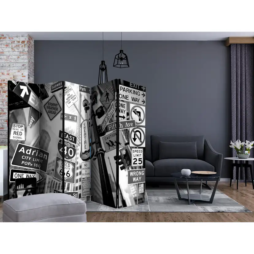 Rumsavdelare Arkiio Roads to Manhattan II 225x172 cm