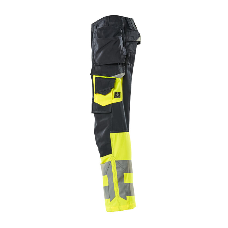 Mascot SAFE SUPREME Byxor med hängfickor 17531-860-01017 Storlek: 76C54, Färg: Mörk Marin/hi-vis Gul
