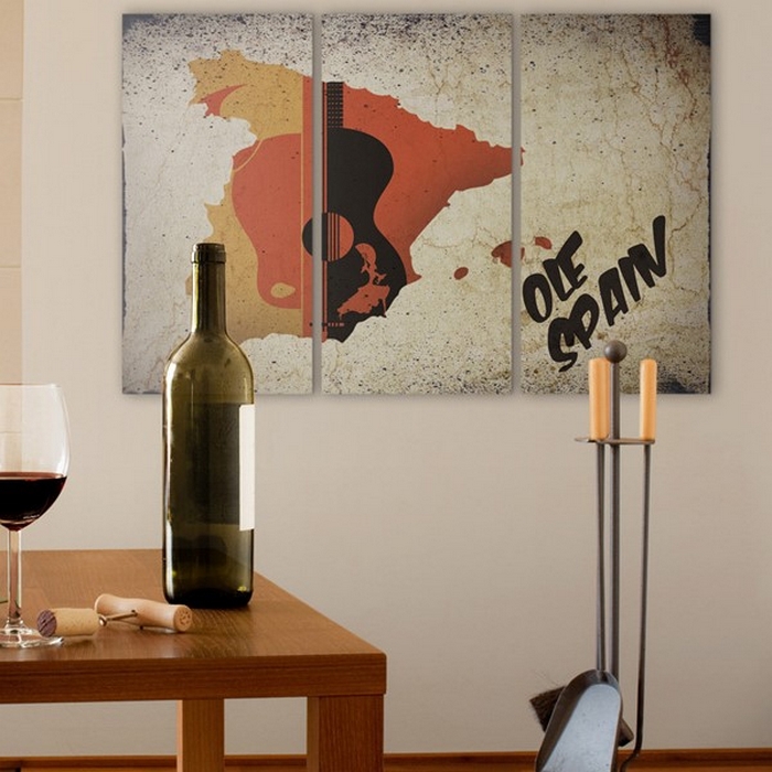 Tavla Arkiio ¡Olé! Spain Triptych