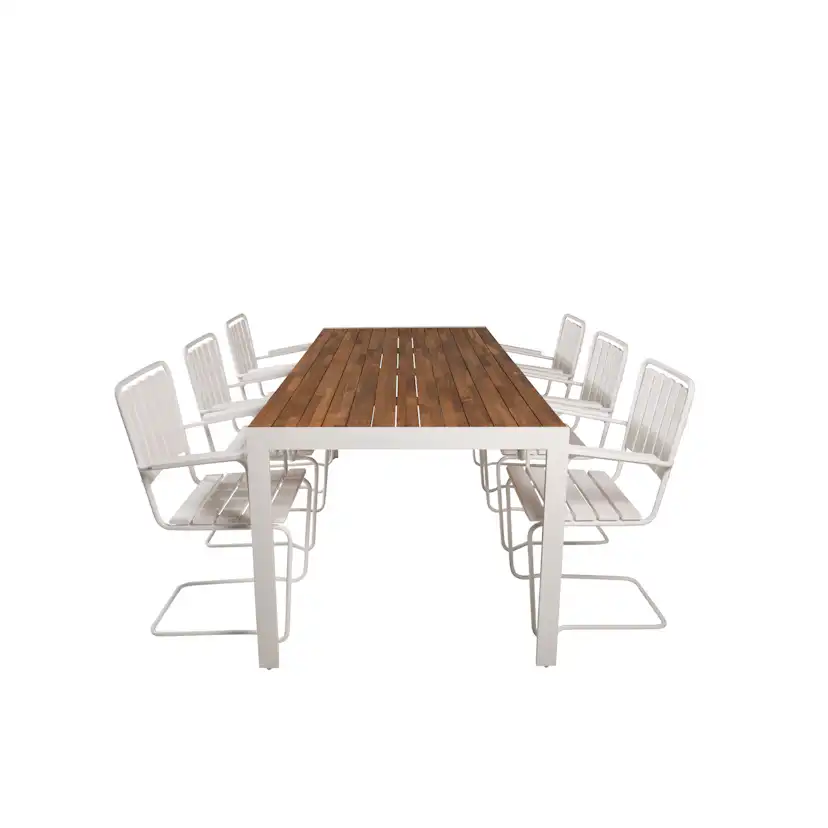 Matgrupp Venture Home Berfin med 6 Hollywood Stolar