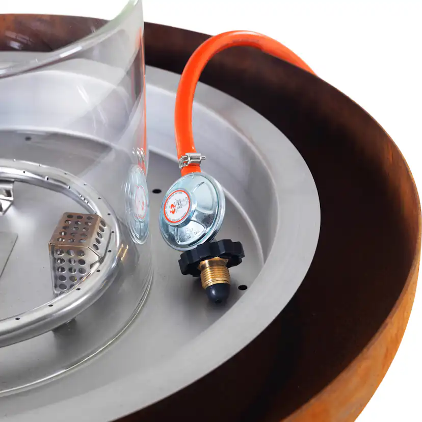 Eldstad Lyfco Cortenstål Gasoldriven Dorotea