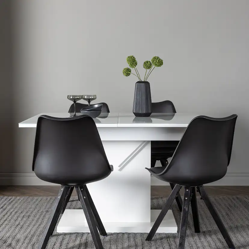 Matgrupp Venture Home Pluto med 4 Zeno Stolar