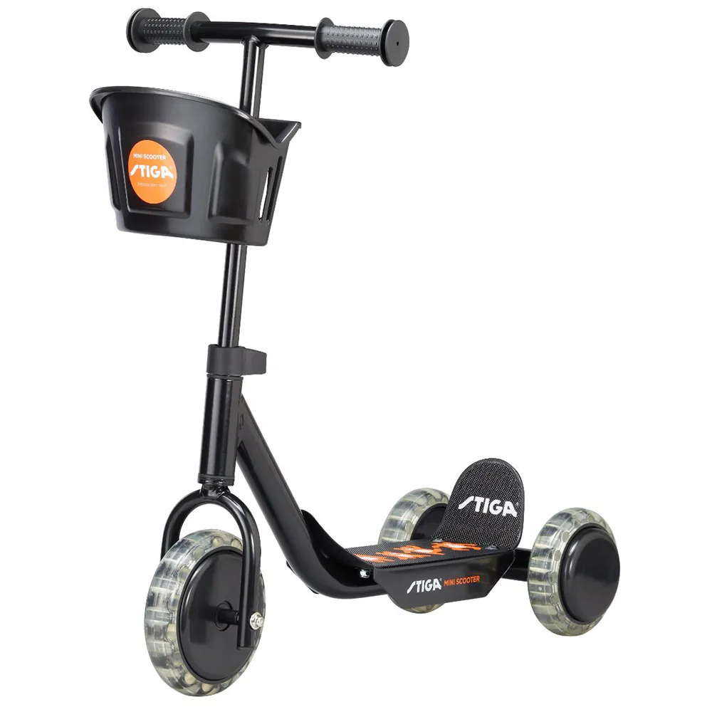 Sparkcykel STIGA Sports STR Scooter Mini Kid 3W Black