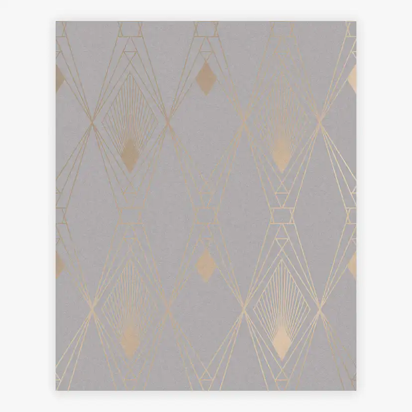Tapet NEXT Deco Geometric Grey