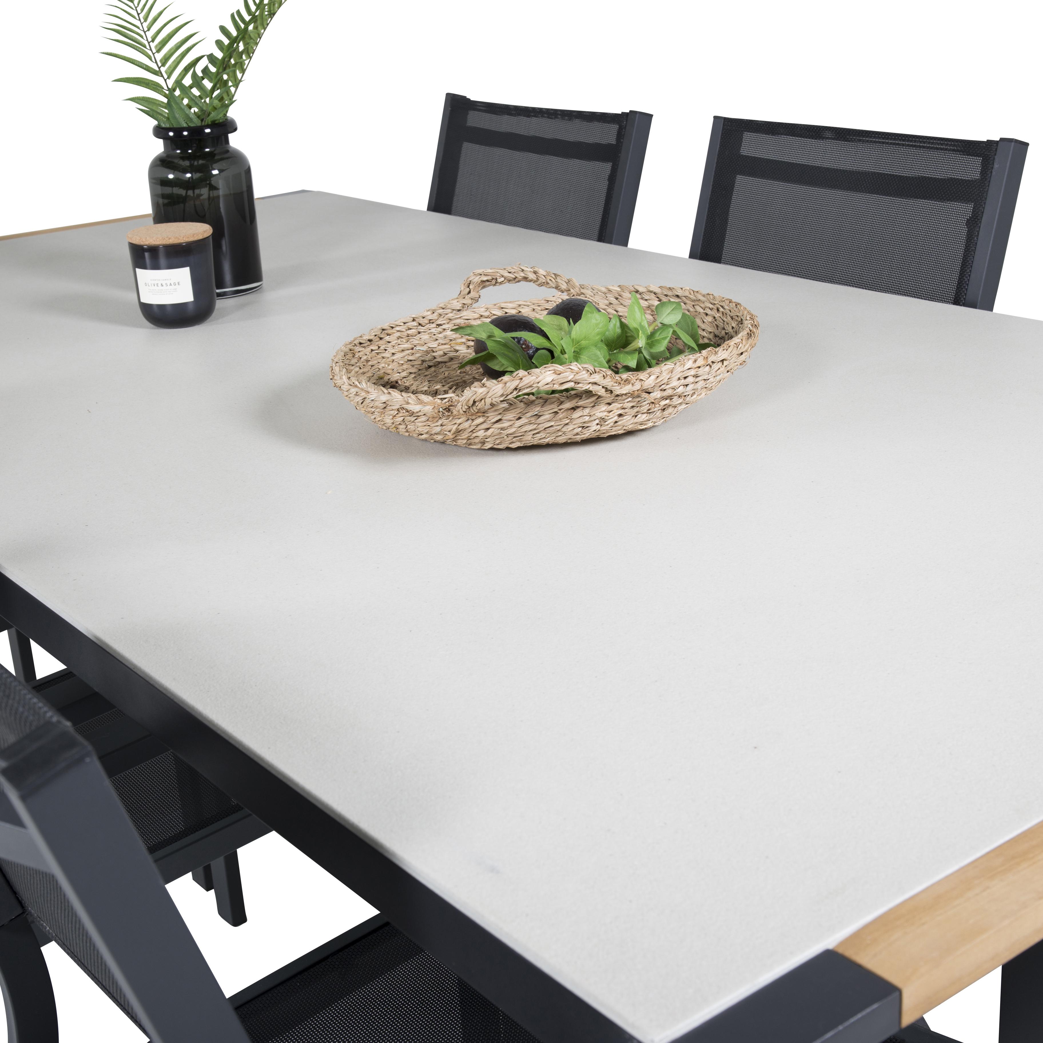 Matgrupp Venture Home Tilly 200 med 6 Copacabana Matstolar