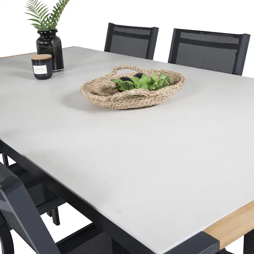 Matgrupp Venture Home Tilly 200 med 6 Copacabana Matstolar