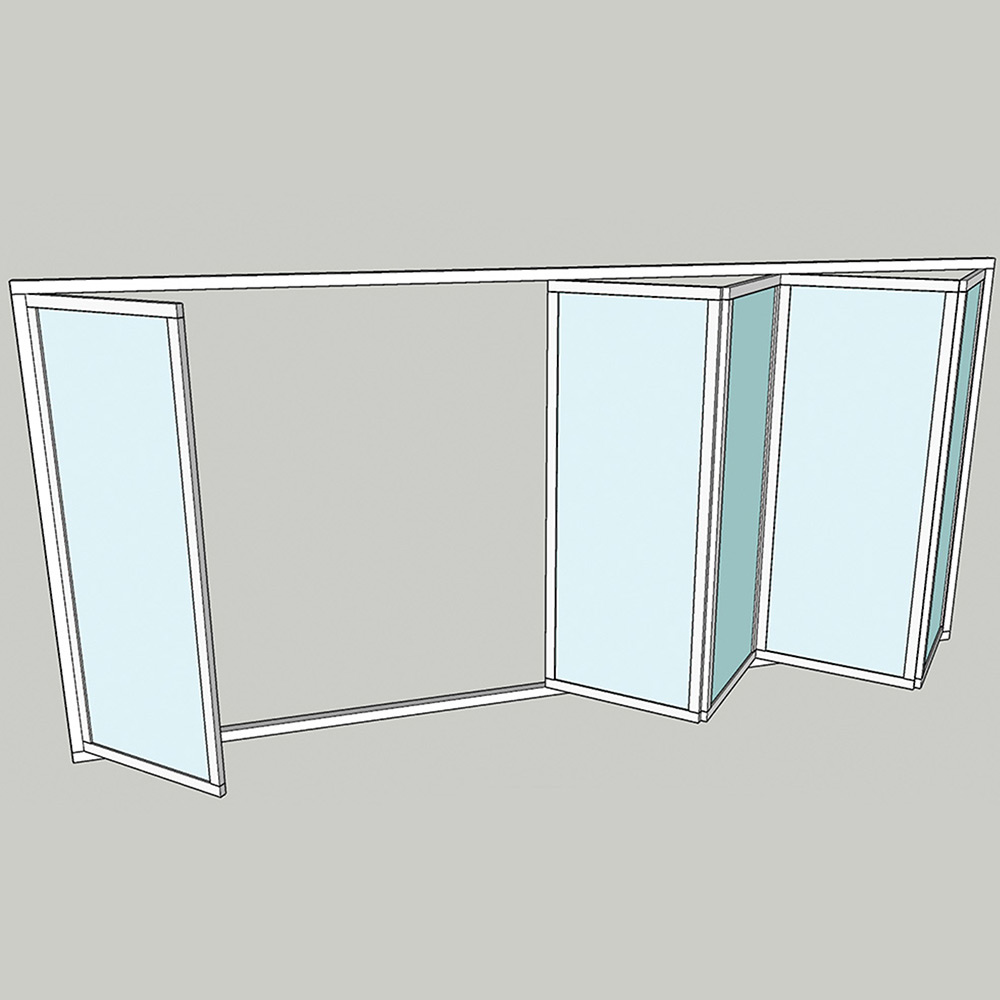 Vikparti Allvy Sunroom s75 3-Glas 5-Delad