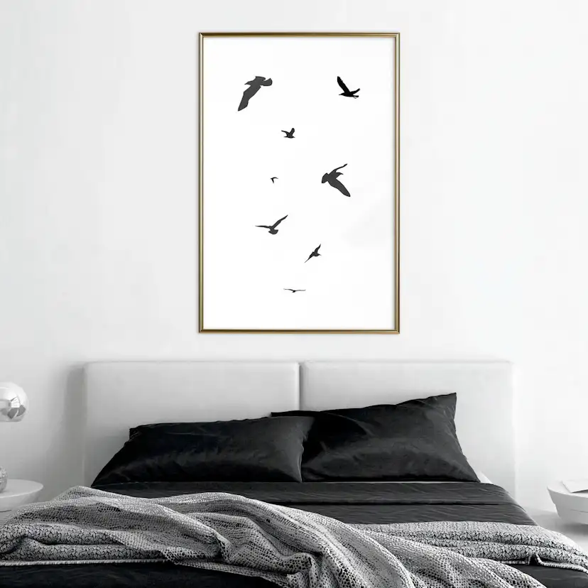 Poster Artgeist Affisch Evening Flight