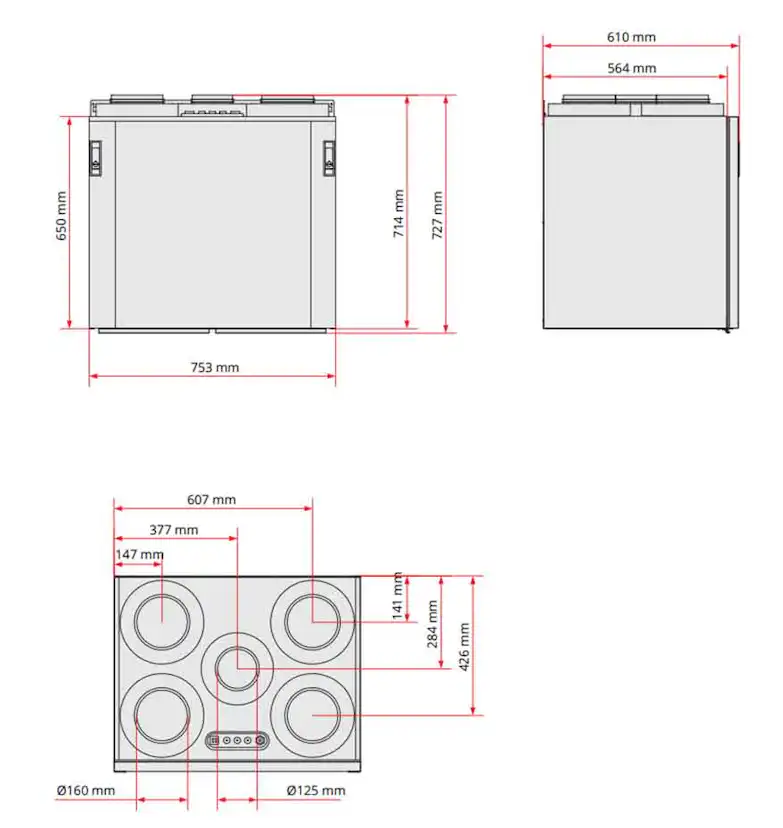 Luftbehandlingsaggregat Flexit Nordic S4