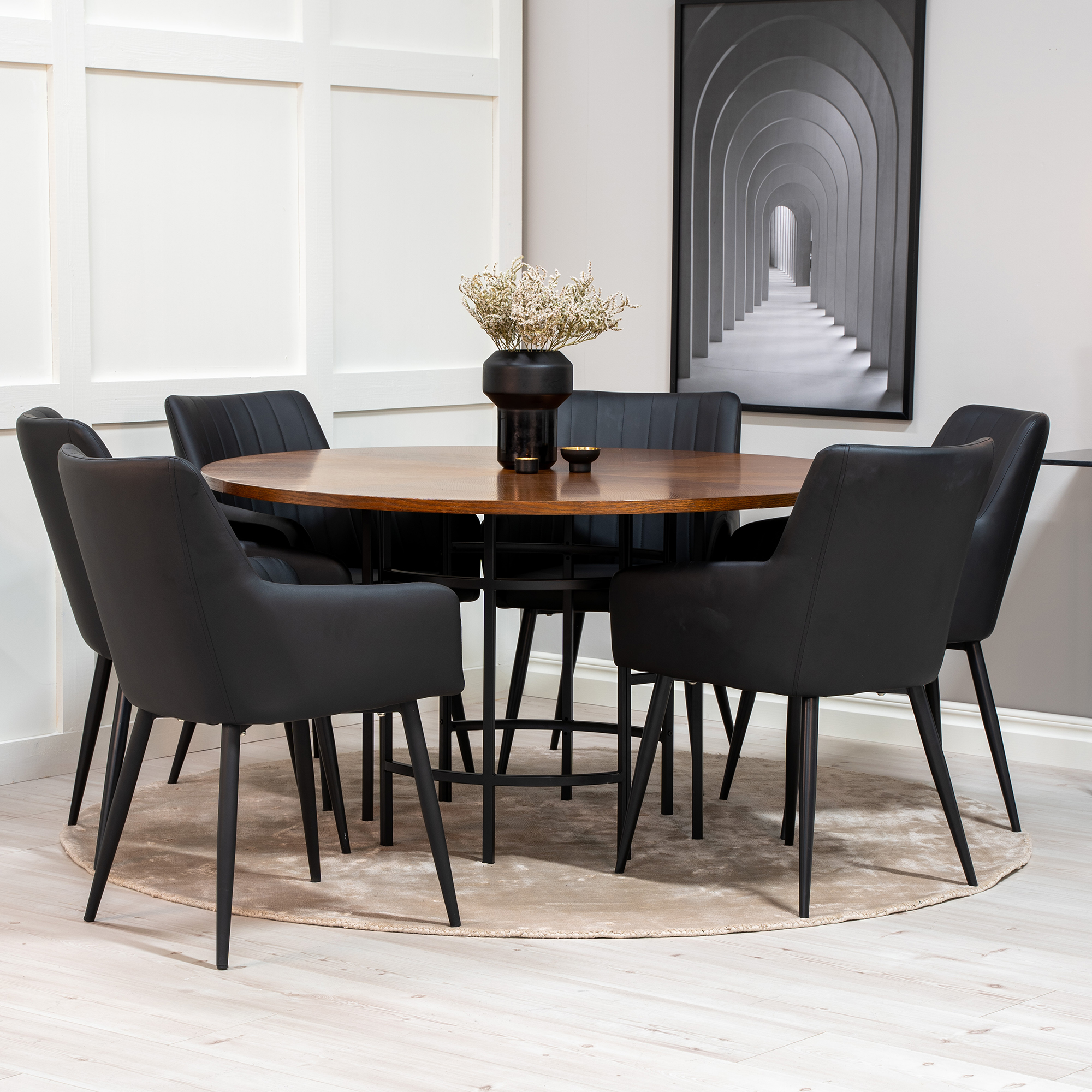 Matgrupp furniture/fashion Copenhagen med 6 Corina Stolar