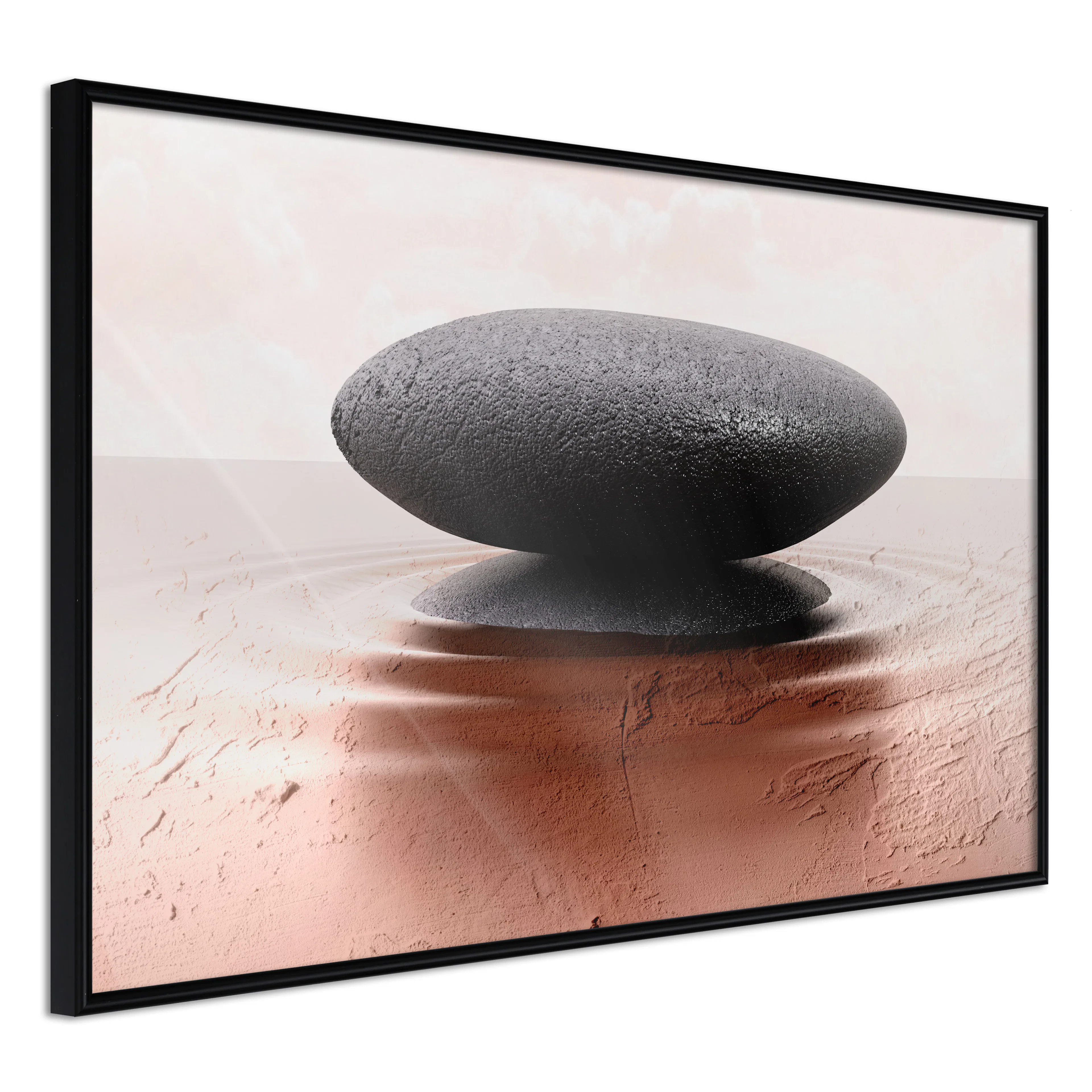 Affisch - Relaxation [Poster] 60x40 Svart ram, 60x40 cm