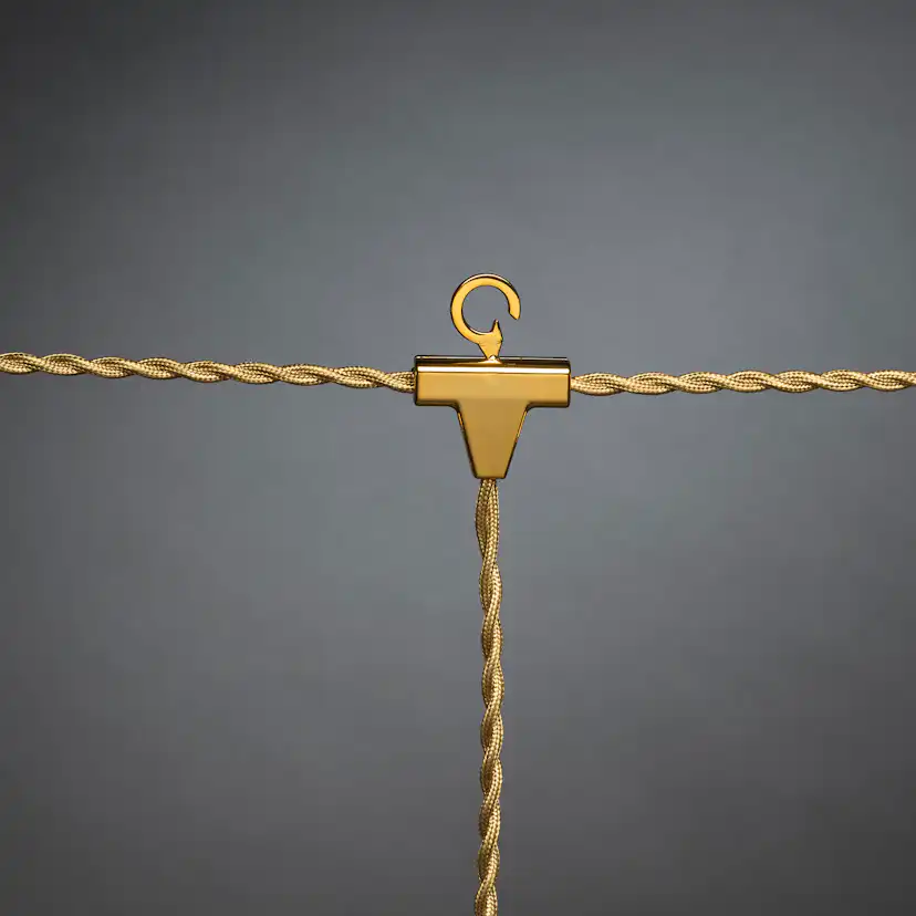 Ljusslinga Gnosjö Konstsmide 8L LED Utbytbar Guld