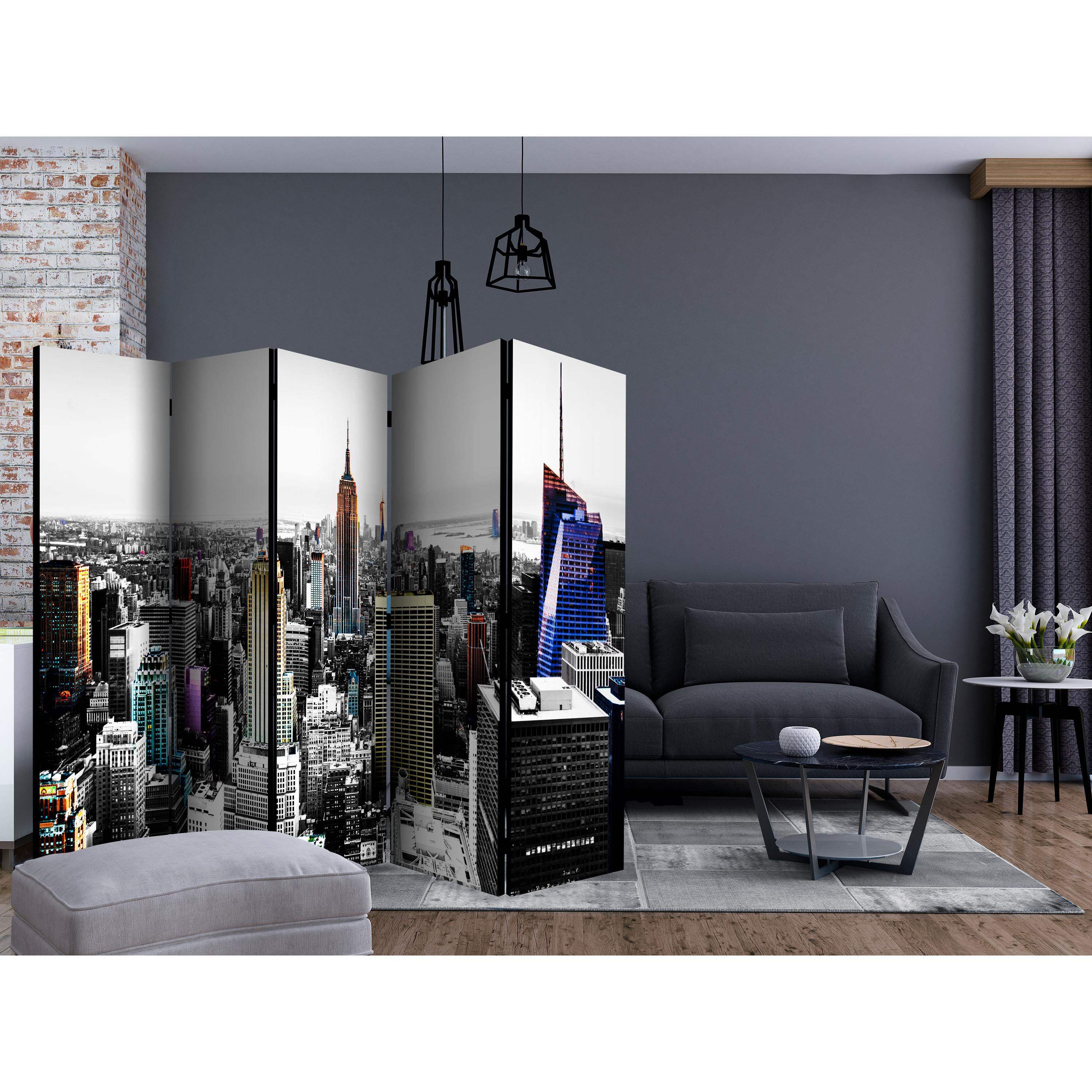 Rumsavdelare Arkiio Iridescent Skyscrapers II 225x172 cm