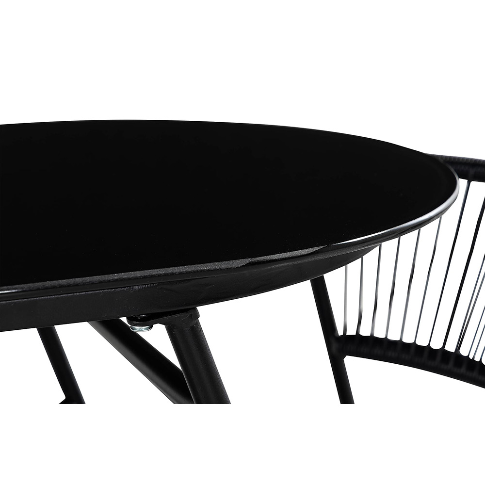 Caféset Comfort Garden Lamborg 120 cm Oval med 2 stolar