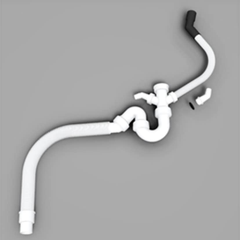 Rörset Insinkerator Vattenlås för Avfallskvarnar