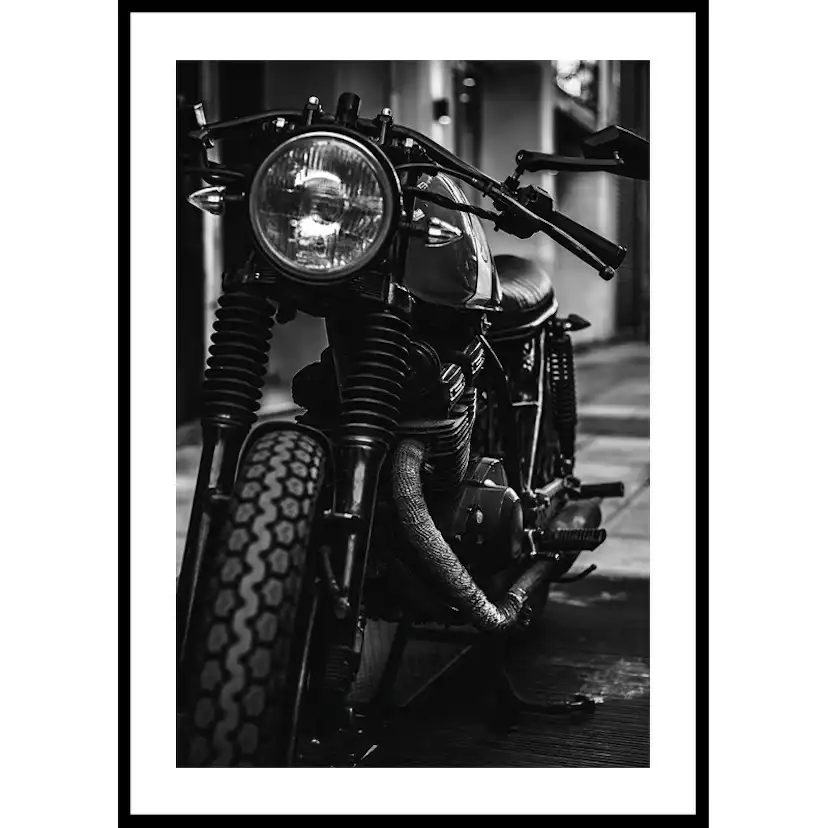 Poster Gallerix Black Motorcycle