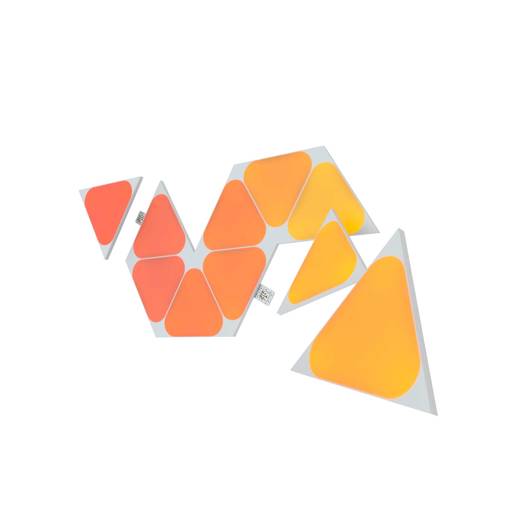 Belysningssystem Nanoleaf Shapes Triangels Mini Expansionspaket 10-pack