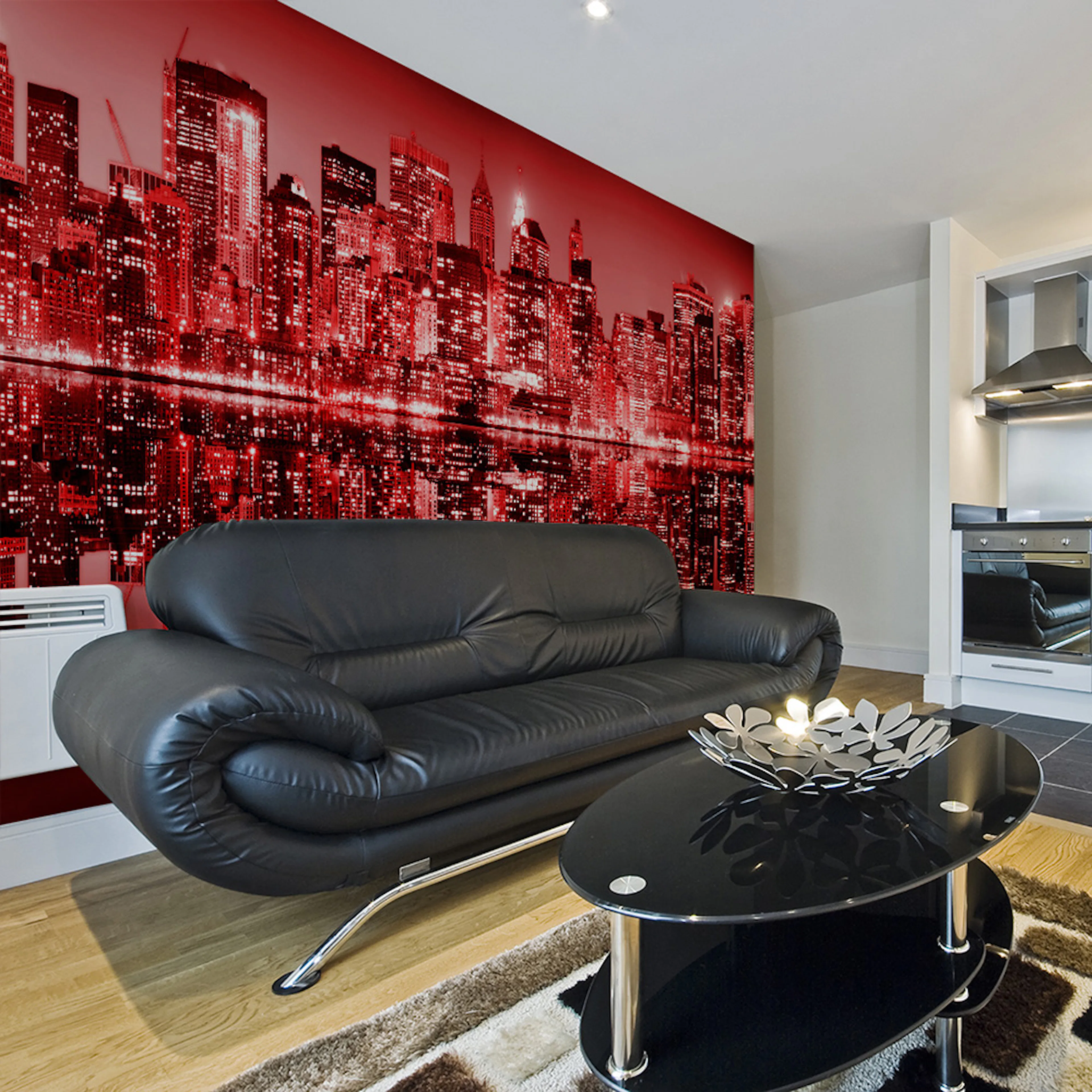 Fototapet XXL Arkiio Redhot NYC 550x270 cm