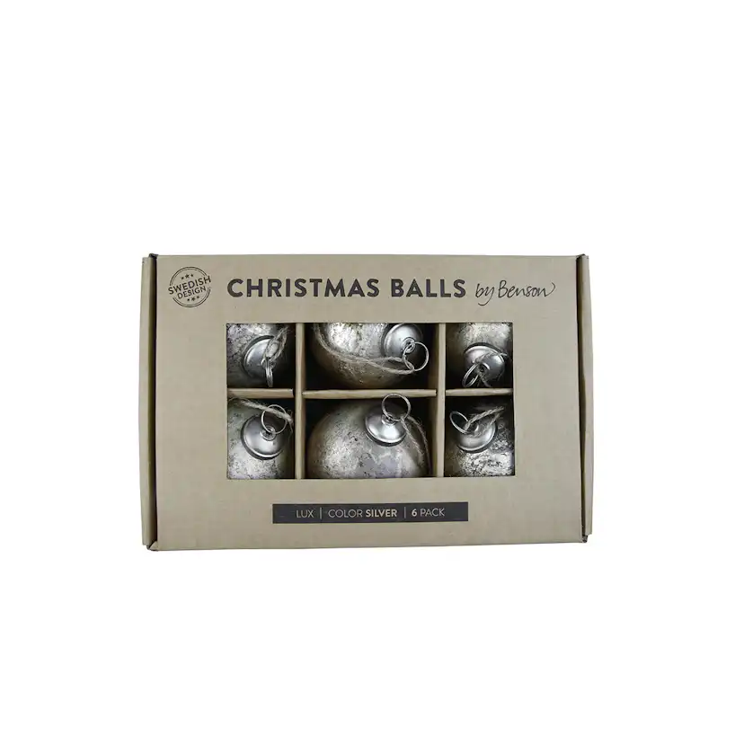Christmas Balls Lux - Silver Silver