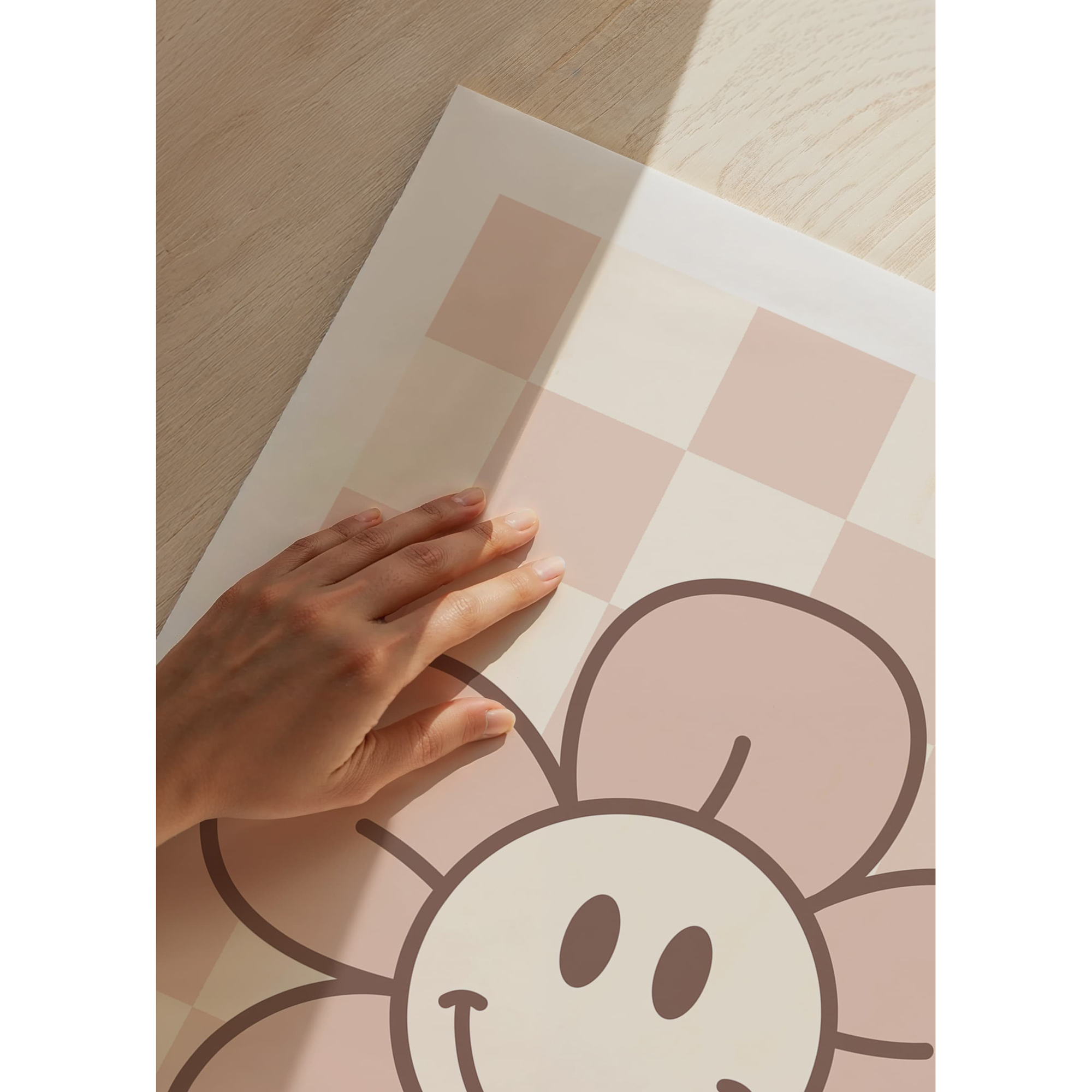 Poster Gallerix Pink Smiley Flower