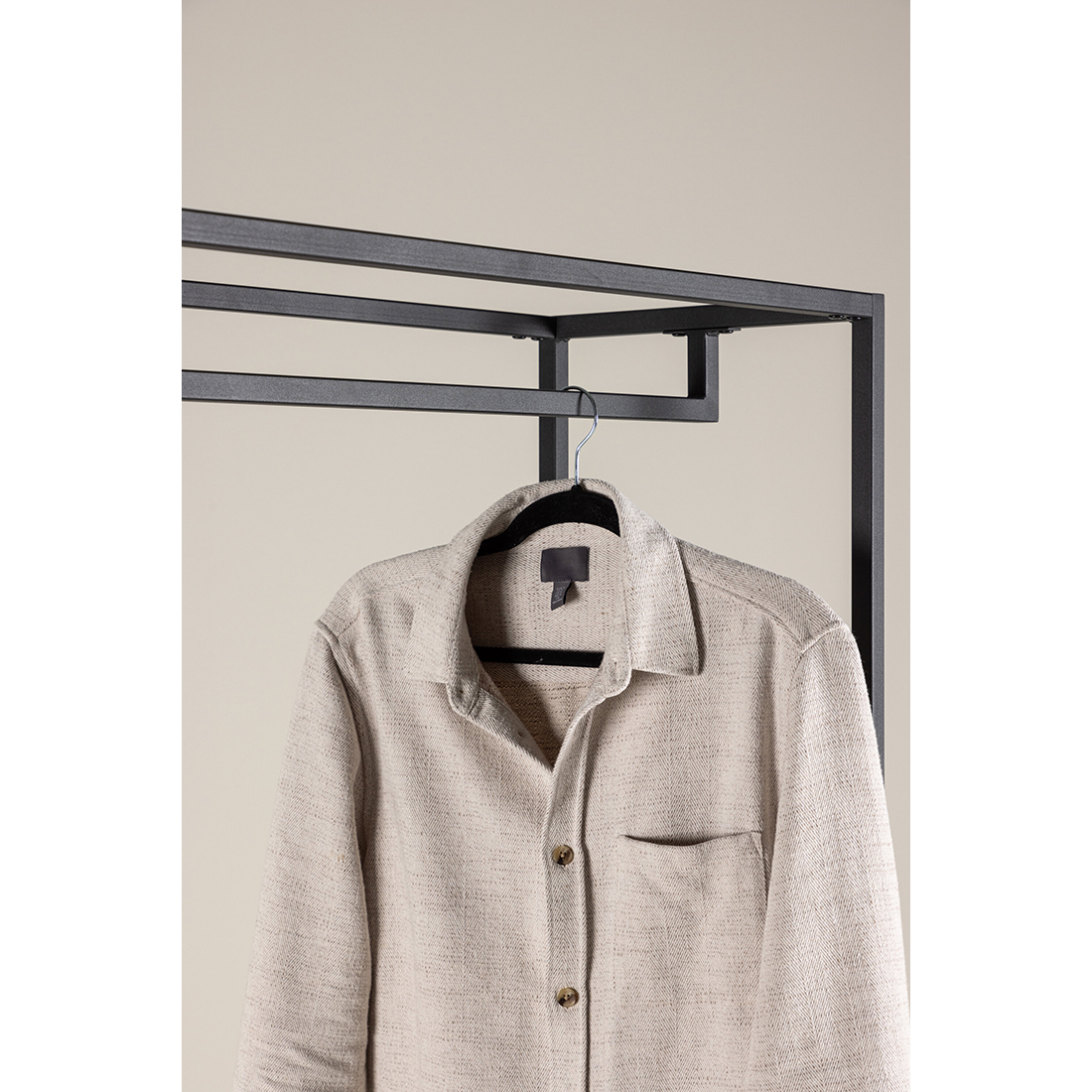 Staal Clothing Hanger - Black / Steel Färg: Black