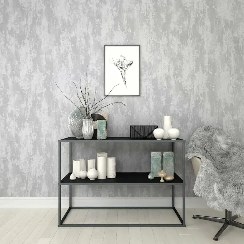 Tapet Boutique Industriell Metallic 104132