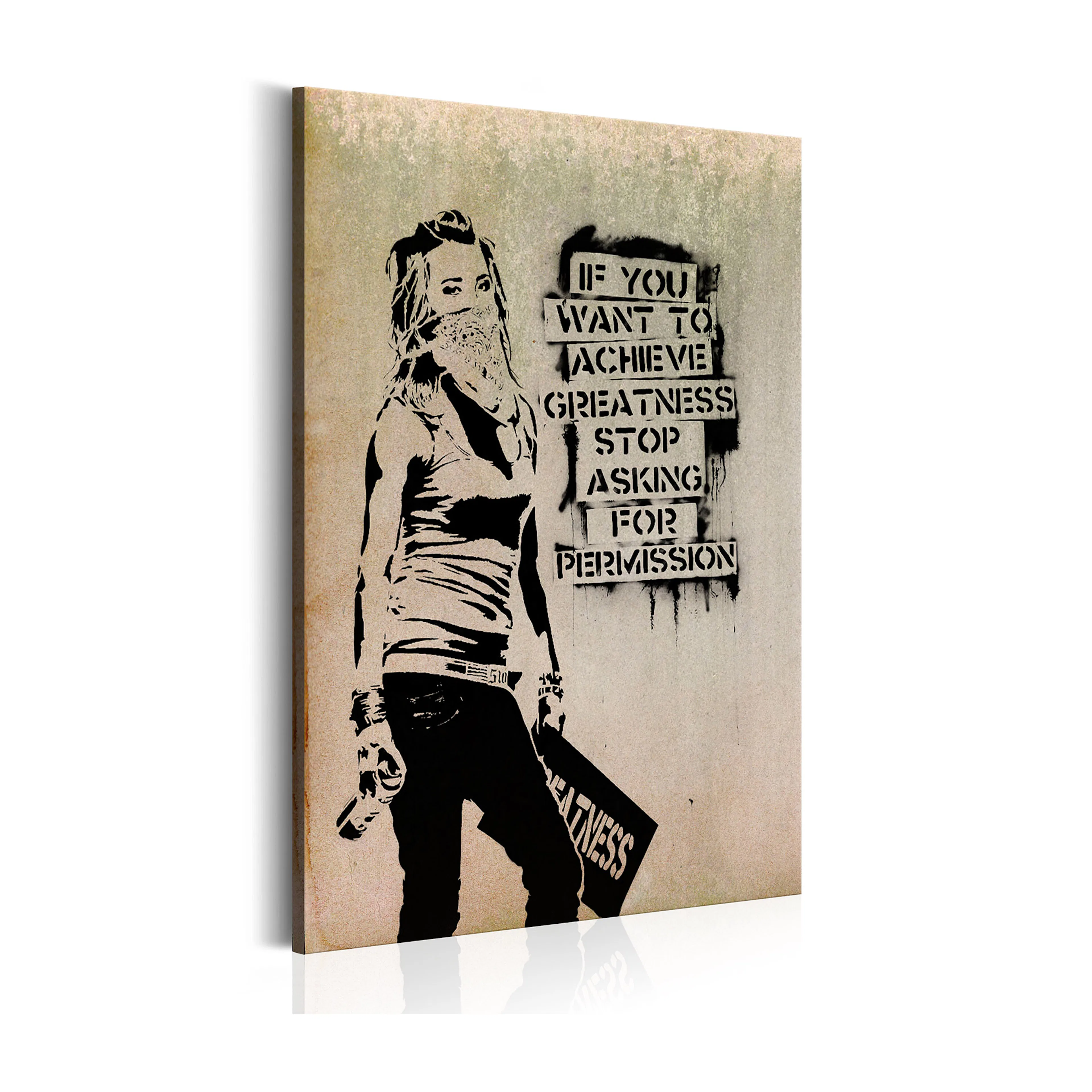 Tavla Arkiio Graffiti Slogan By Banksy