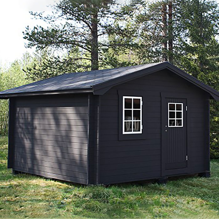Friggebod Baseco Bruks 15 m² Stuga Byggsats i Trä med Sadeltak
