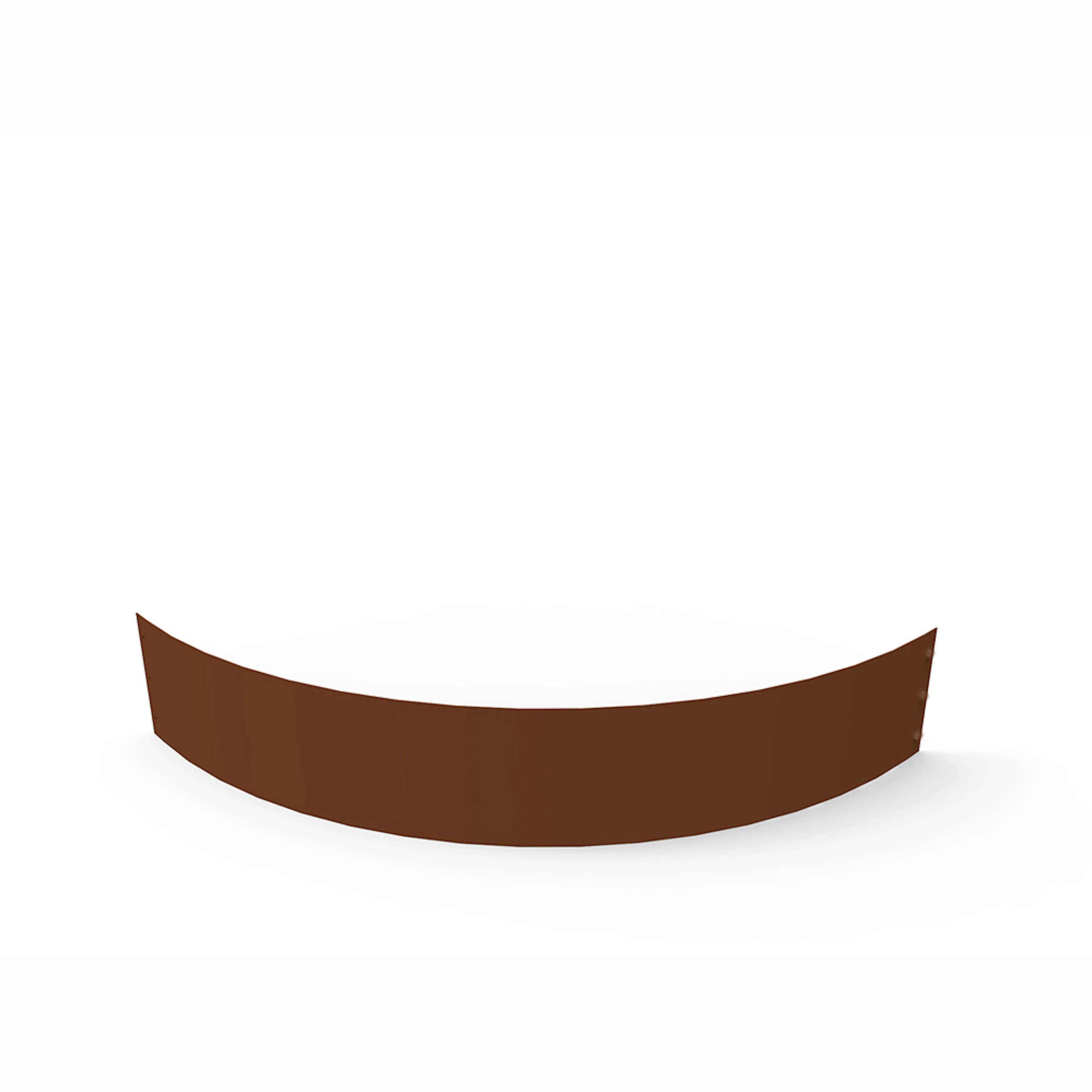 Planteringskant corten 180 mm kvartsbåge 1150 mm L: 1150 mm