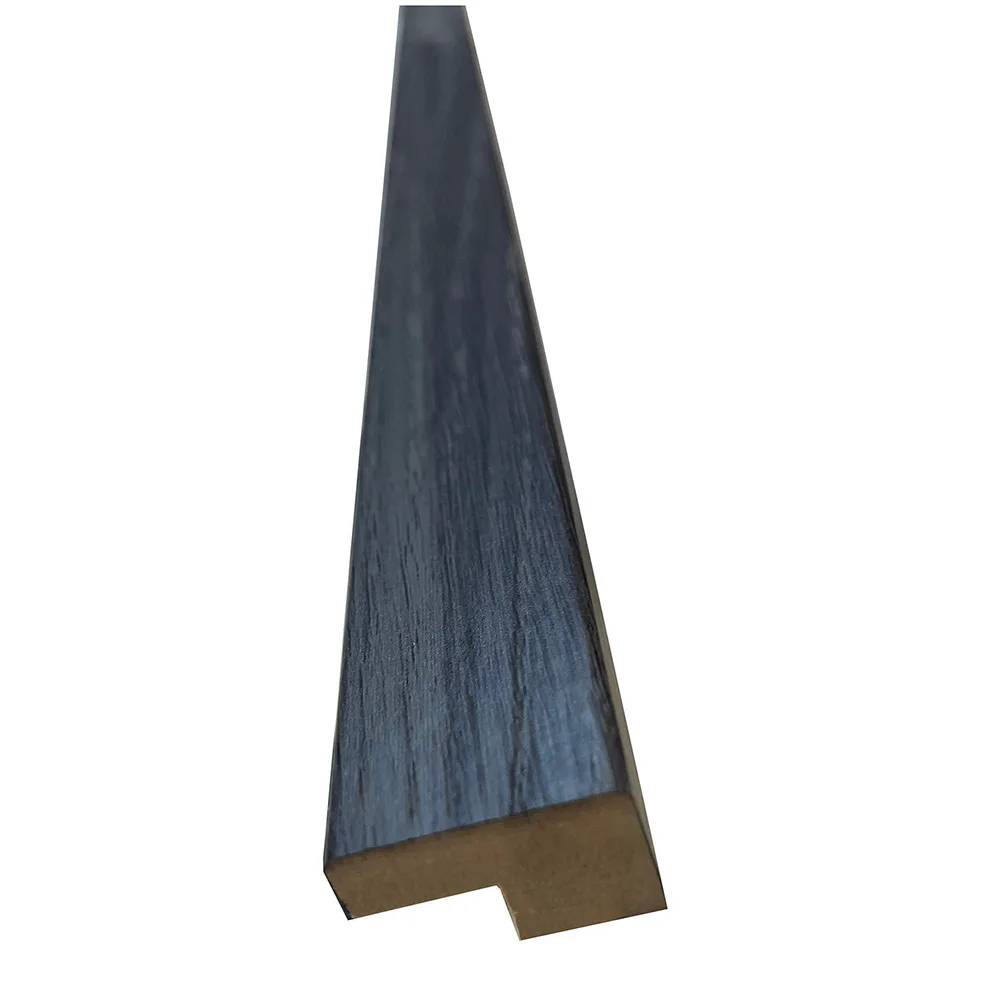 Avslutningslist Harmoni SVART EK fasad 2590x31x20 Svart Ek