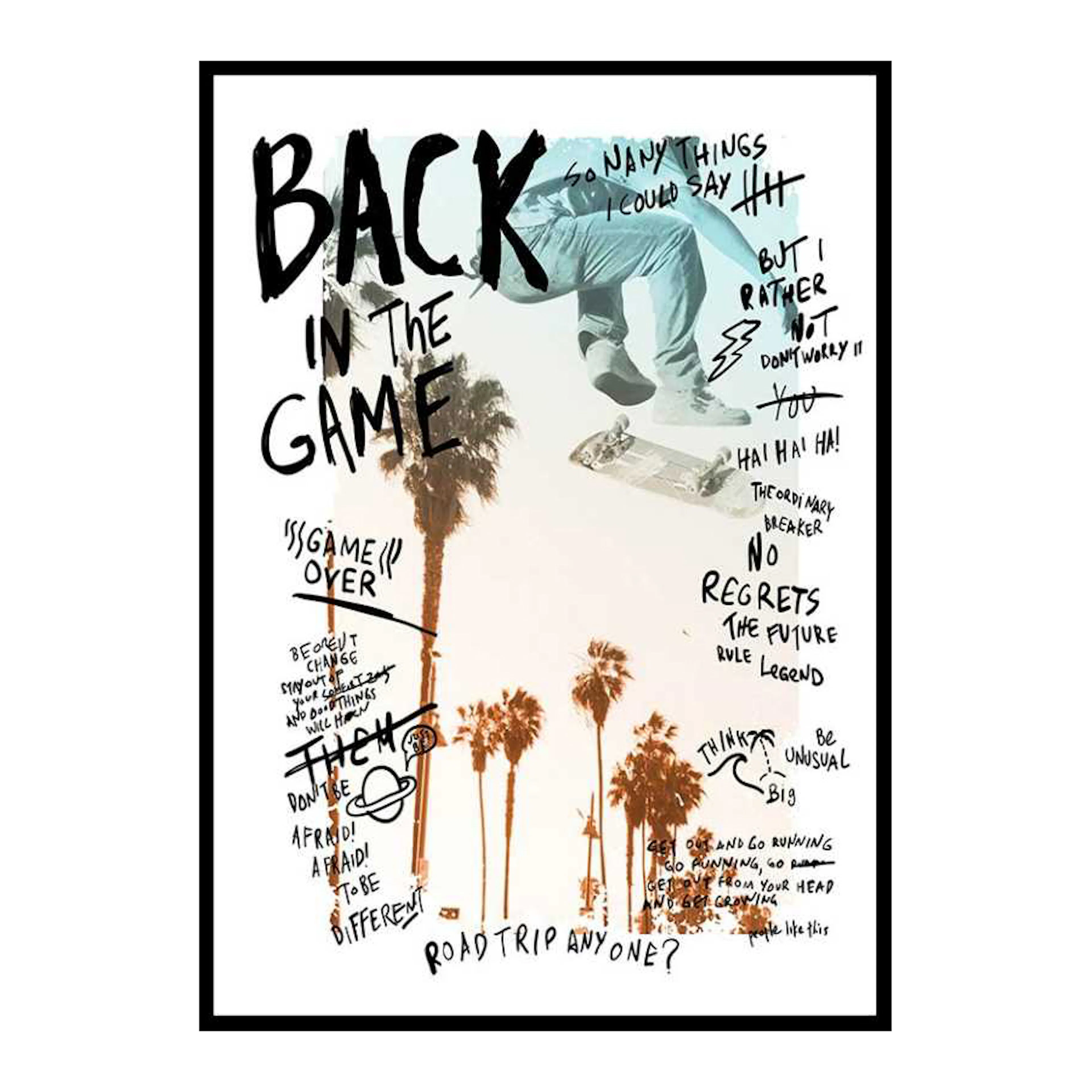 Back In The Game 50x70 cm