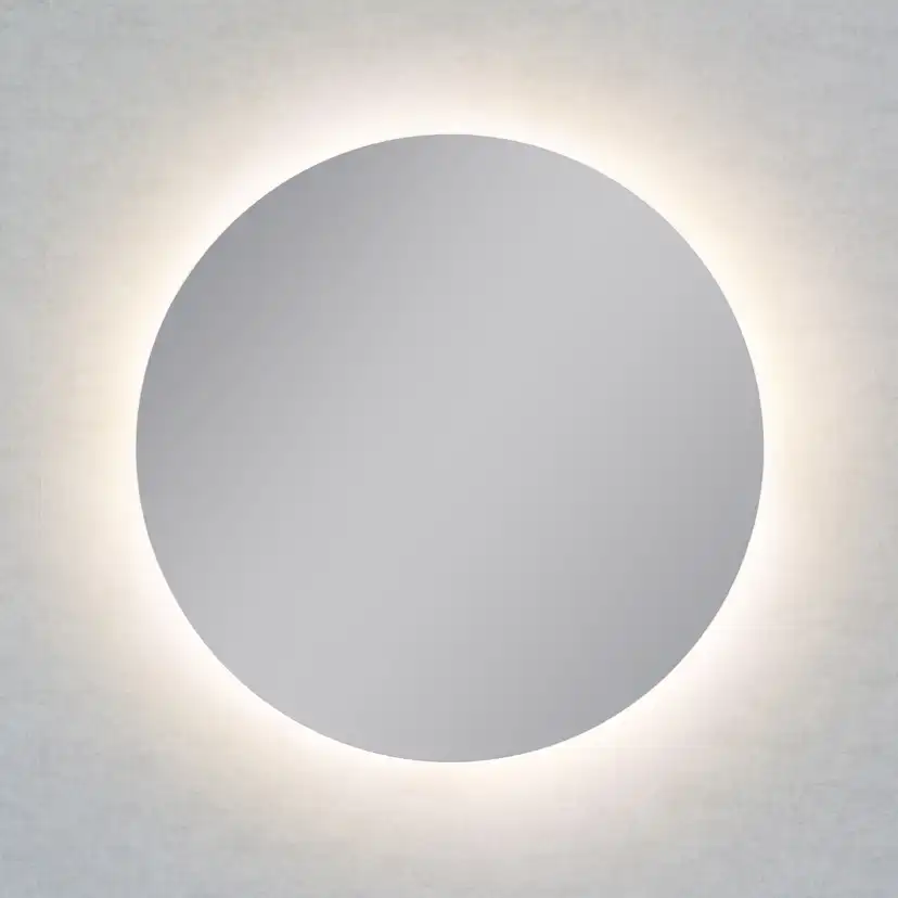 Spegel Vidi Moon Rund med LED-belysning