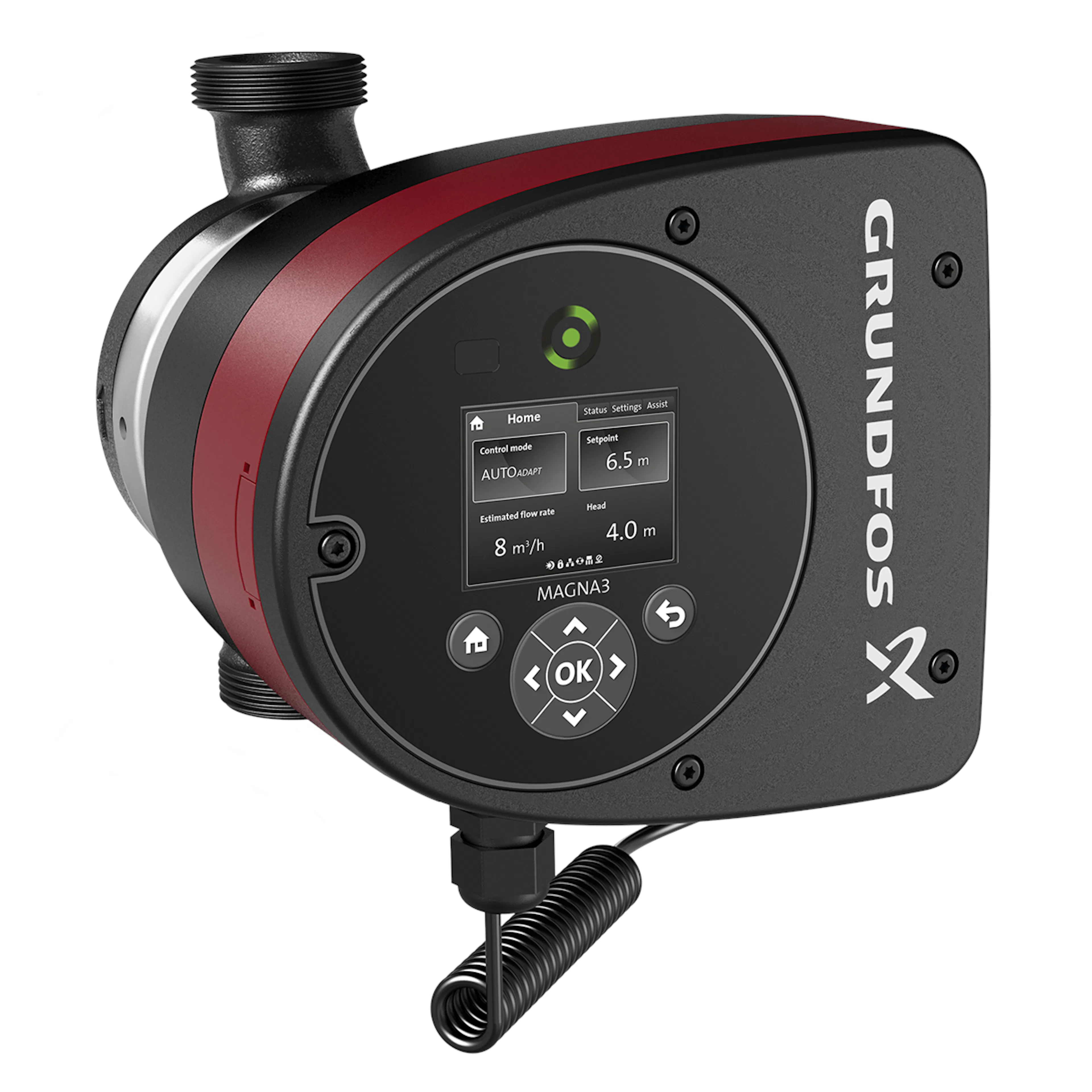 GRUNDFOS MAGNA3 25-40 180 CIRKULATIONSPUMP PN6/10 Modell: 25-40