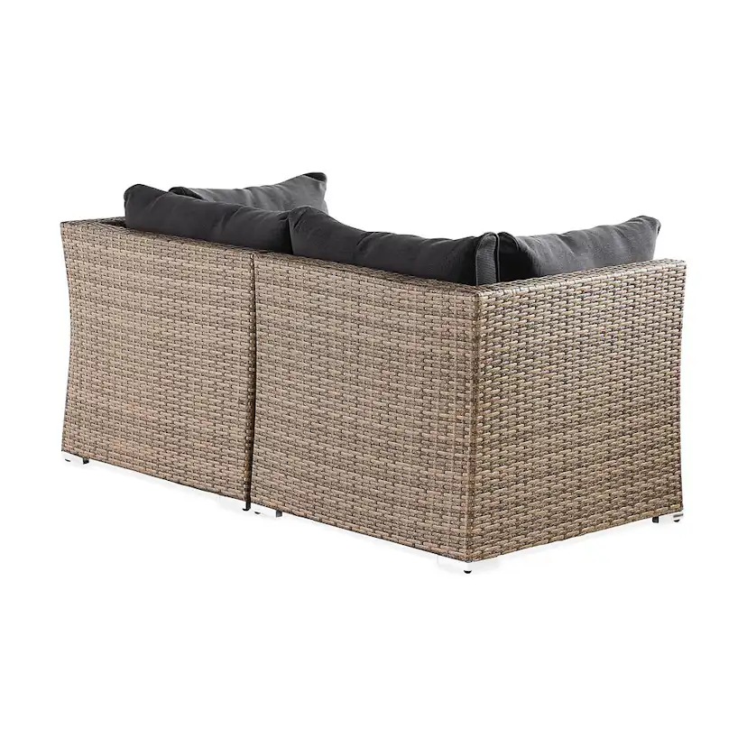 Wisconsin Loungesoffa med Armstöd 2-sits Brun