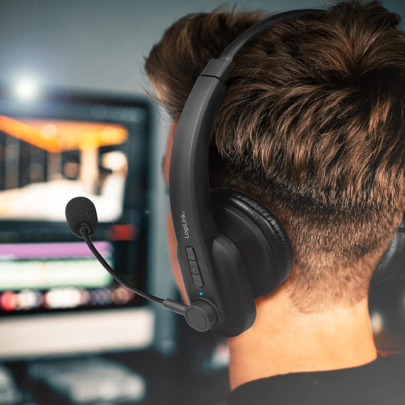 Bluetooth-headset LogiLink Stereo