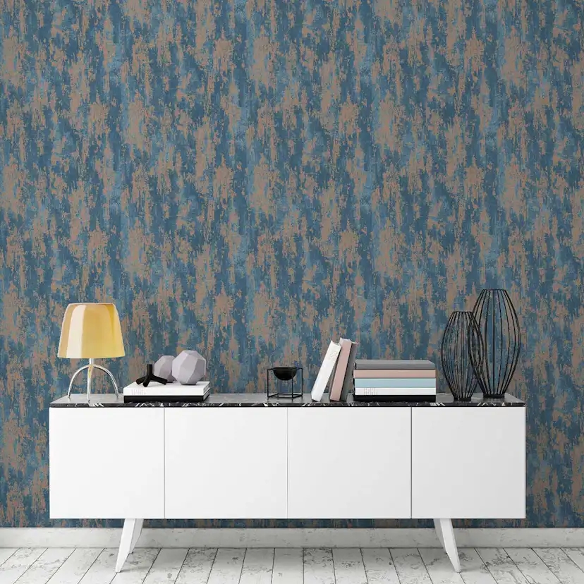 Tapet Boutique Industriell Metallic Effekt 104131