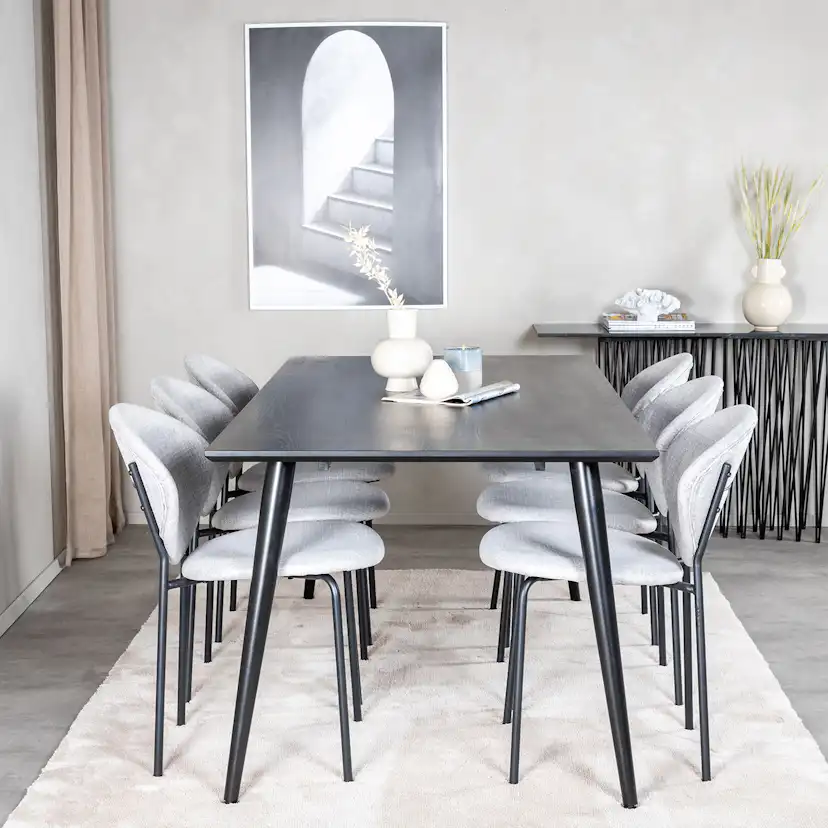 Matgrupp Venture Home Dipp med 6 Vault stolar