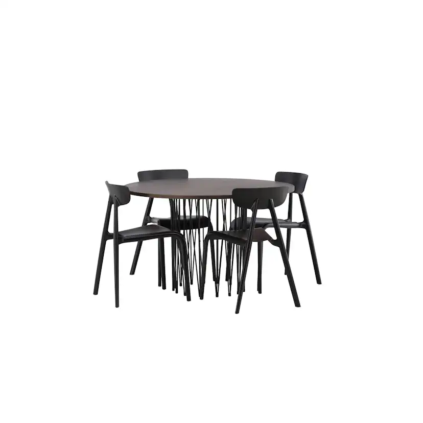Matgrupp furniture/fashion Stone med 4 Ursholmen Stolar