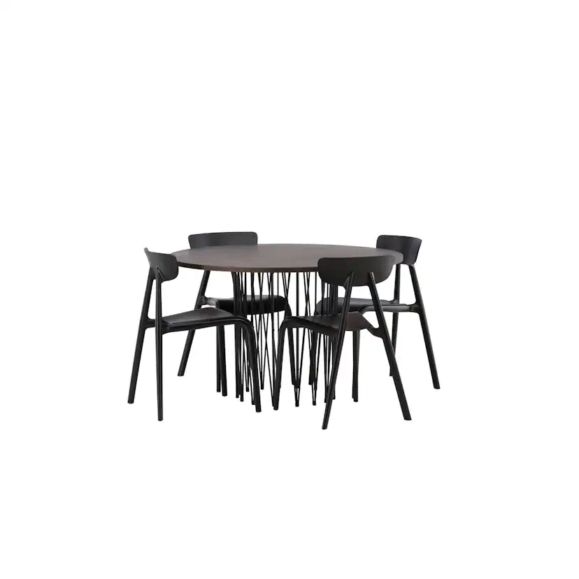 Matgrupp furniture/fashion Stone med 4 Ursholmen Stolar
