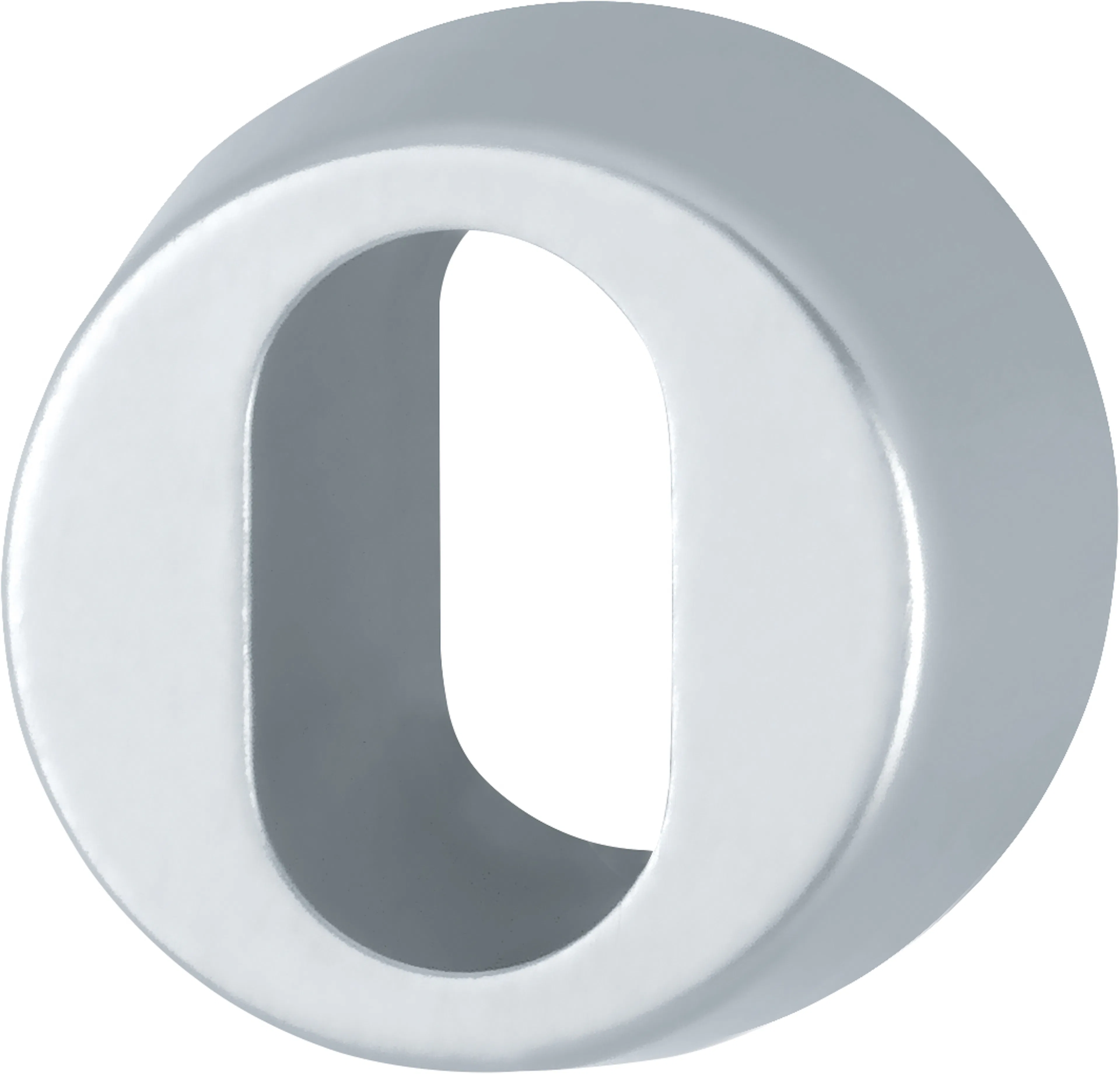 Cylinderring oval silver look Silver