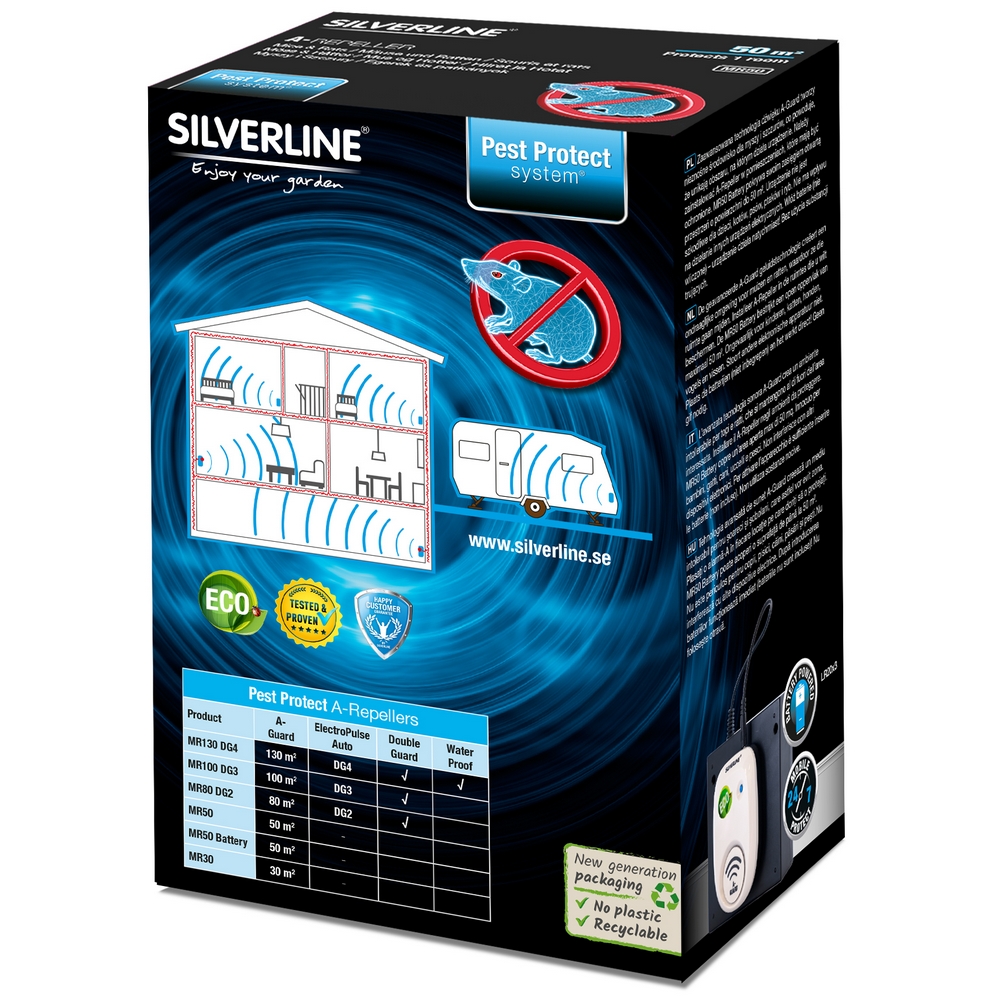 Avskräckare Silverline Mus och Råtta Mr50 Battery