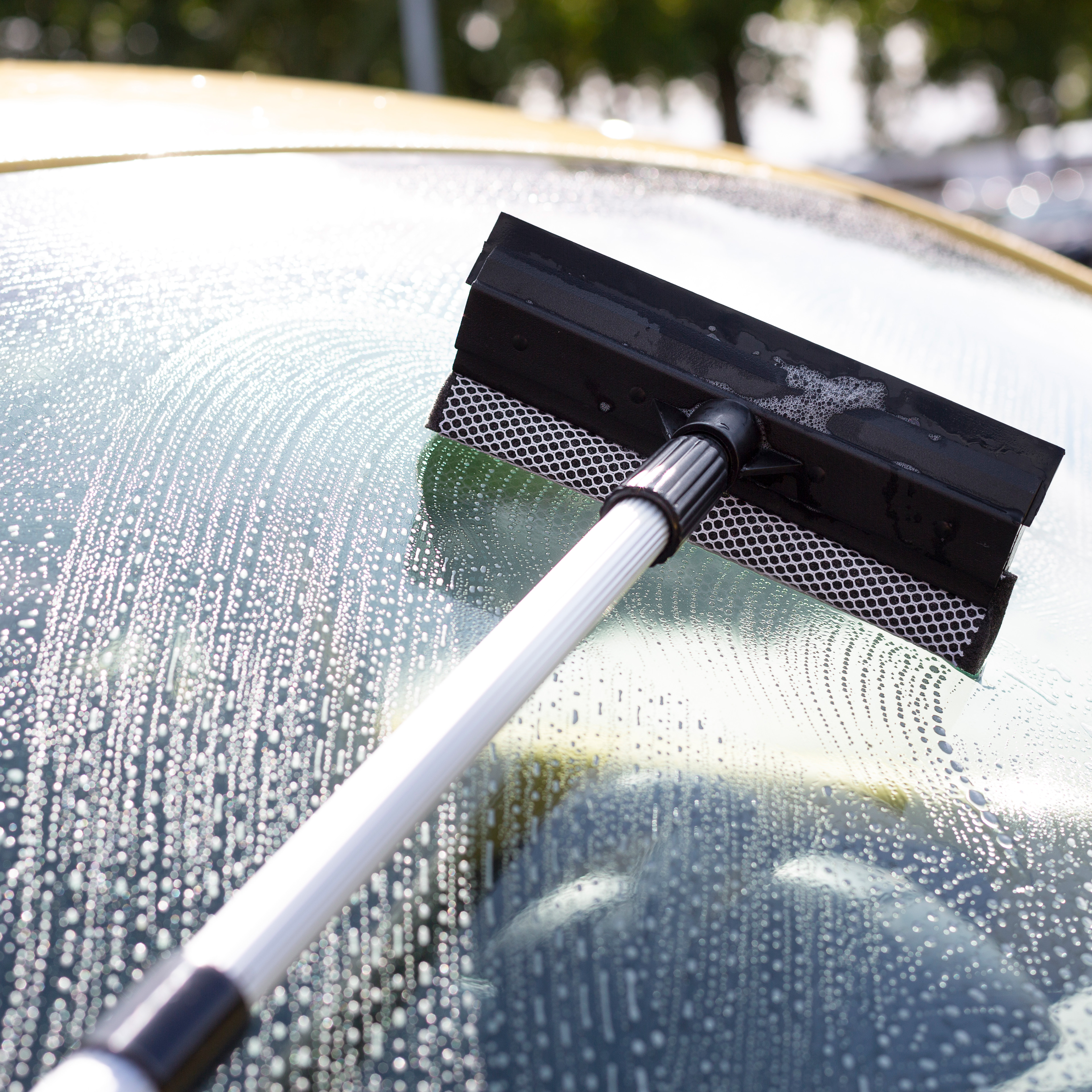 Fönsterskrapa Vikan Skrapa m/Teleskopskaft Svart 710 mm