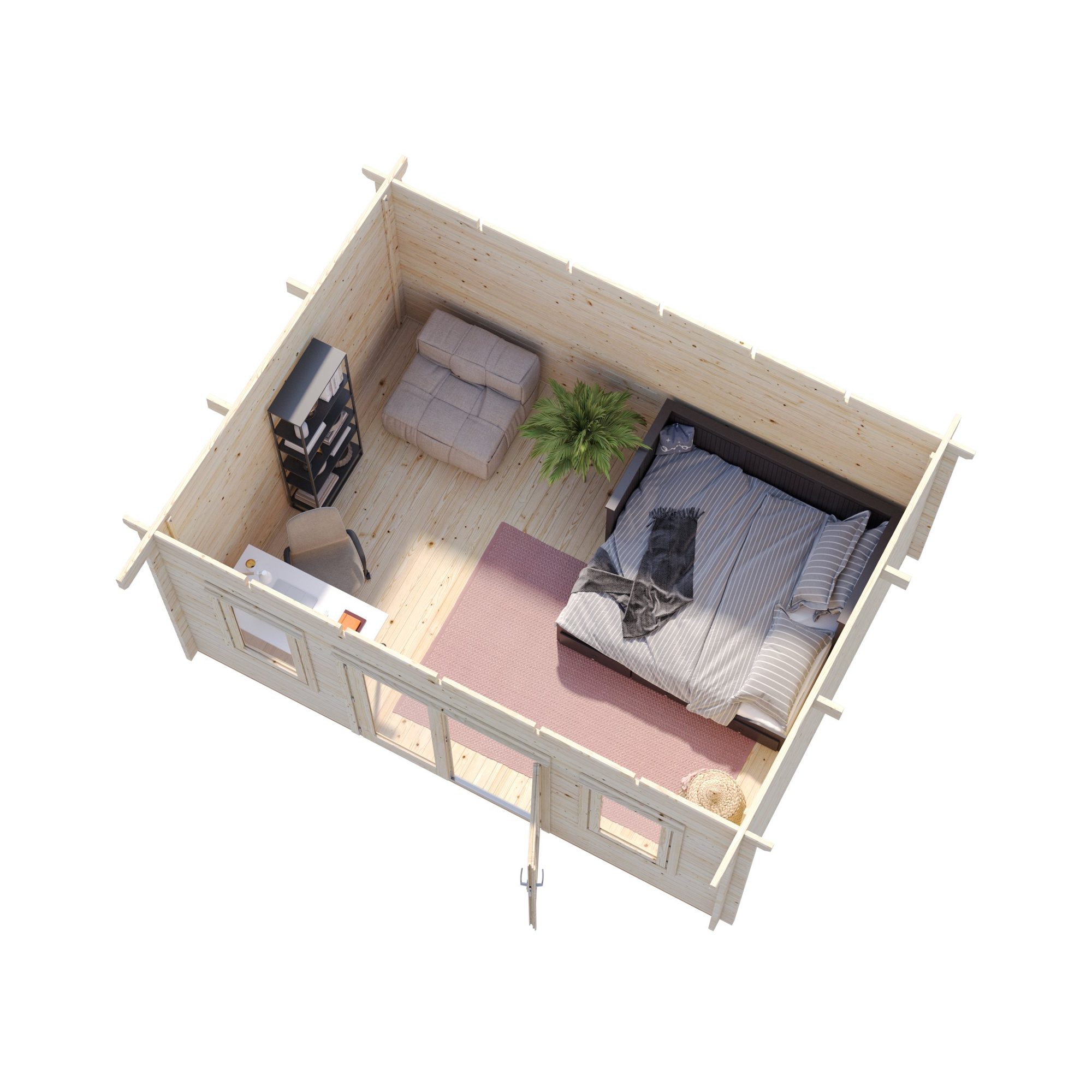 Stuga Palmako Lisa 14,2 m2