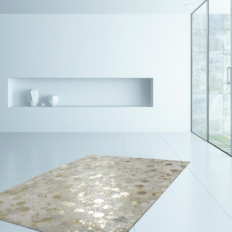 Tashthton Matta Pot Elfenben/Guld 120x170 cm 120x170 cm