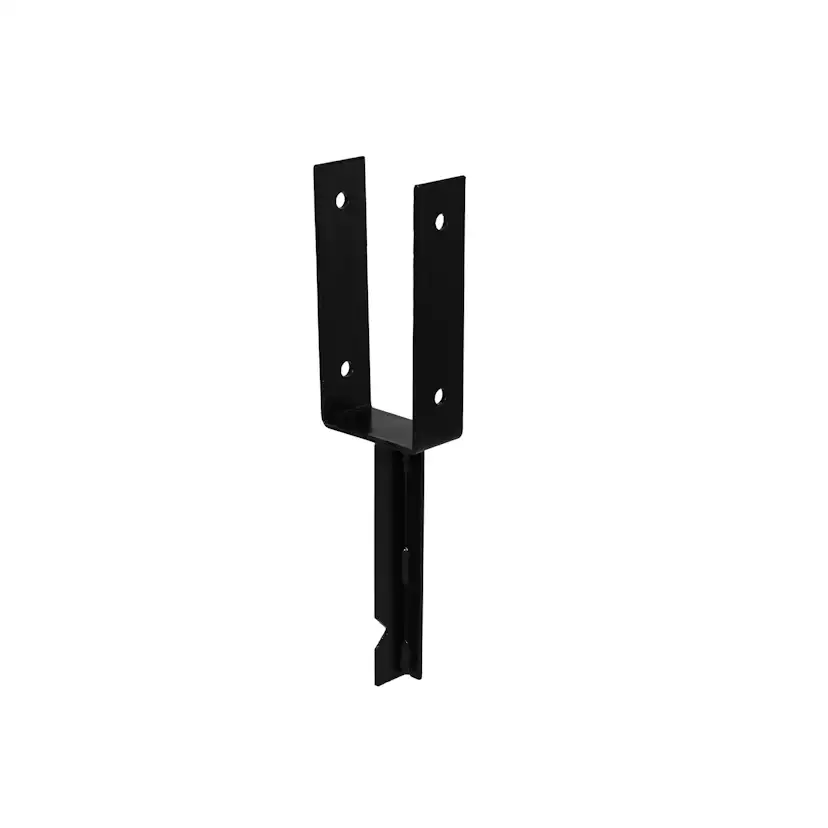 U-stolparfot - 9x9 cm stolper - för nedgjutning